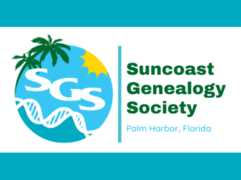 Logo for the Suncoast Genealogy Society: Palm Harbor, Florida