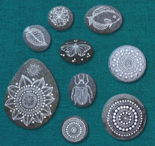 Meditative Rock Painting